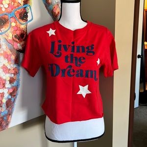 Living the Dream womens crop top